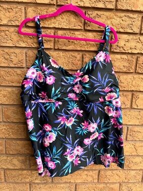 Krista Tropical Floral Swim Tankini